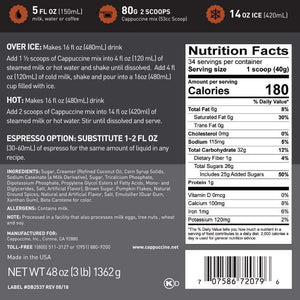 Cappuccine Case of 5 - Single Flavor